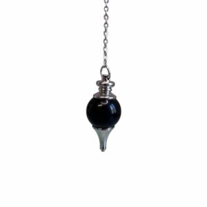 Pendule tera Obsidienne Noire