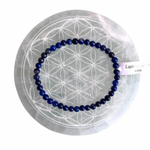 Bracelet boule 04mm lapis lazuli - TAILLE 1