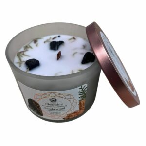 Bougie Green Tree NETTOYAGE Tourmaline Noire / bois de Santal